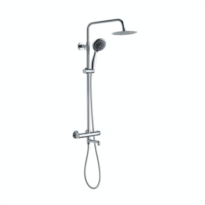 Thermostatic Exposed 3-Way Round Shower