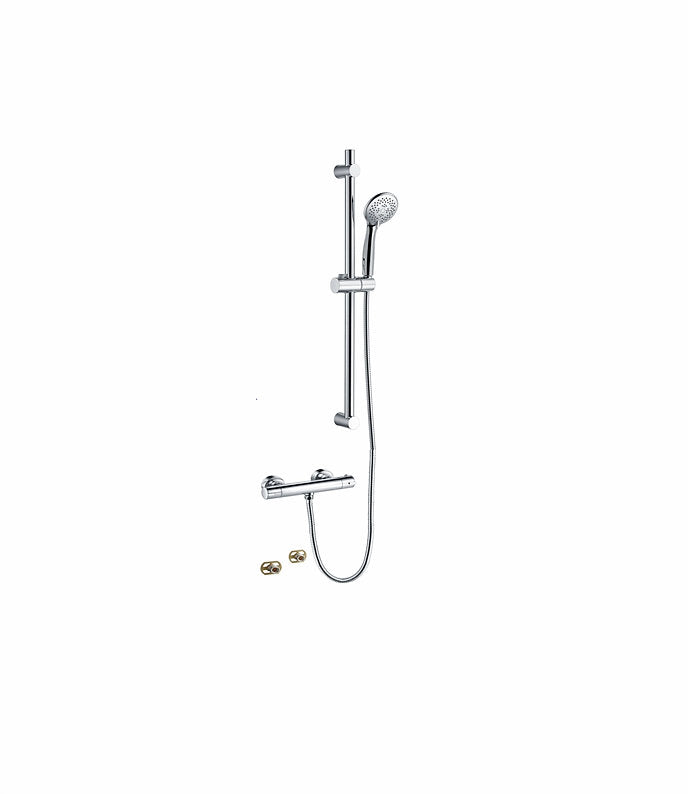 Thermostatic Exposed 1-Way Shower Chrome