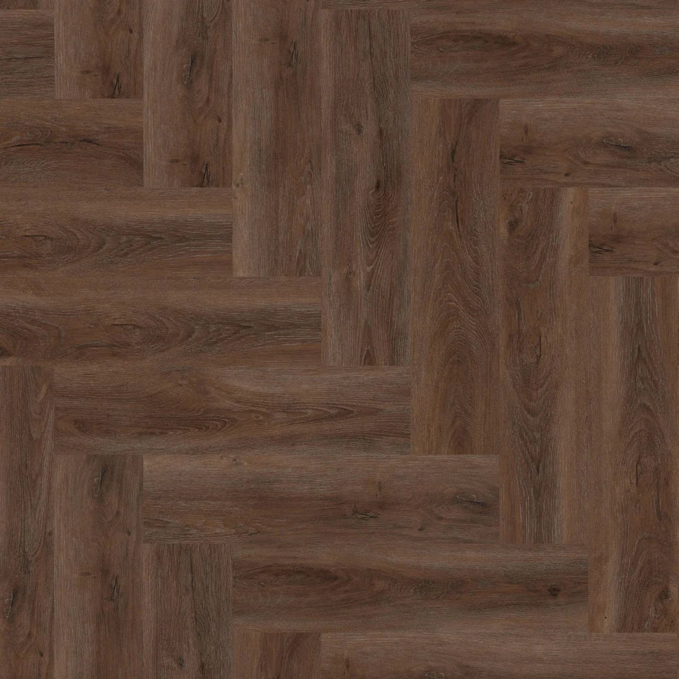 Signature Dark - SPC Herringbone 5.5mm Rigid Core Vinyl Flooring