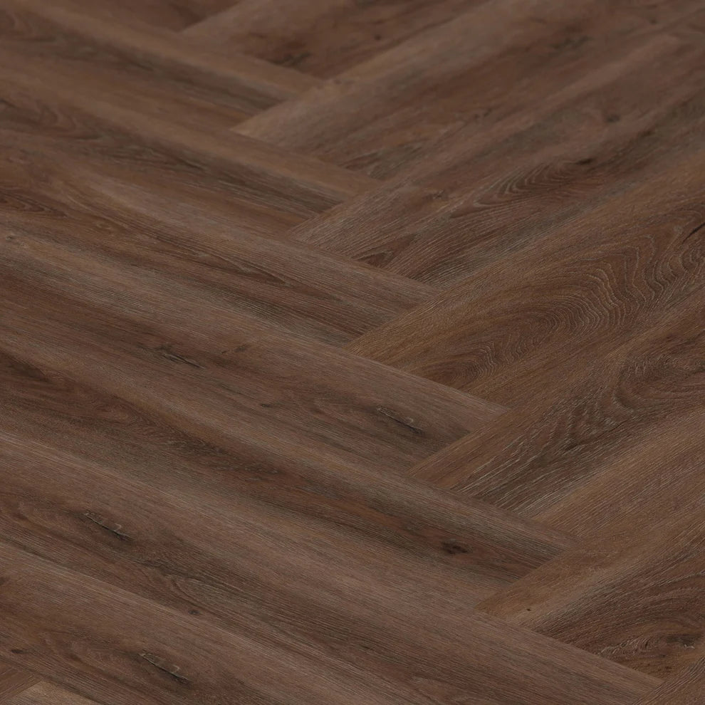 Signature Dark - SPC Herringbone 5.5mm Rigid Core Vinyl Flooring
