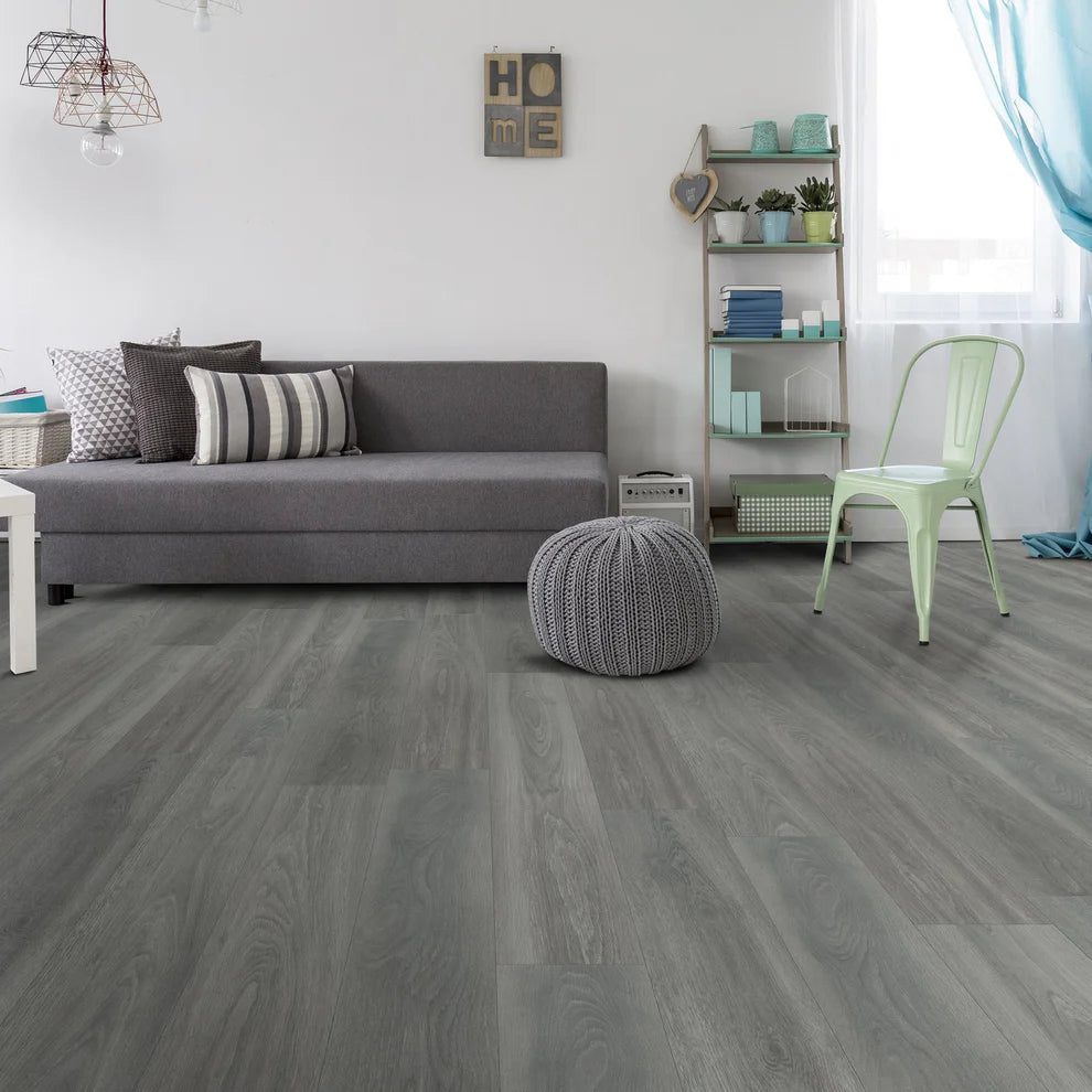 Silver Grey Oak - 12mm Laminate Flooring