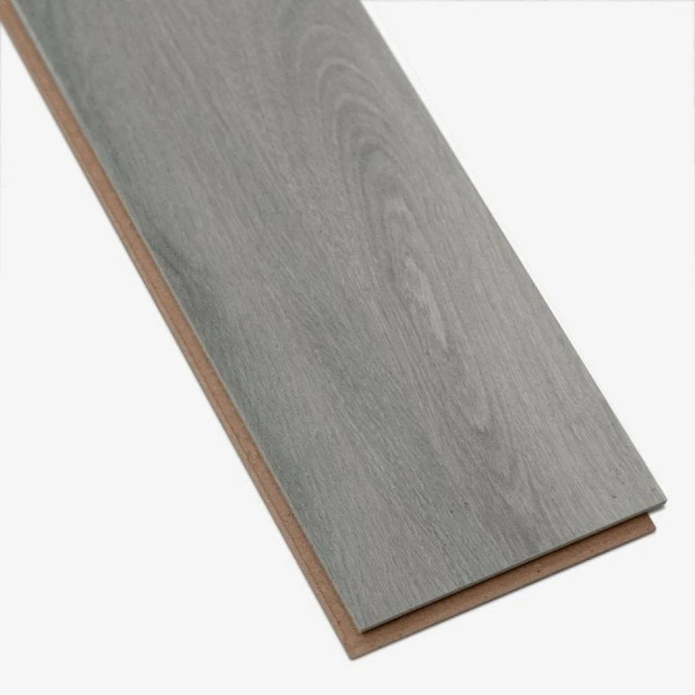 Maple Grey Oak - 12mm High Gloss Laminate Flooring