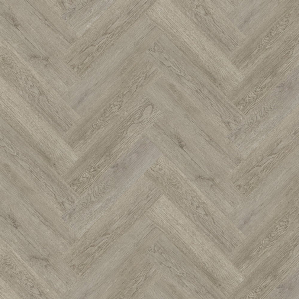 Steel City Grey -  SPC Herringbone 5.5mm Rigid Core Vinyl Flooring