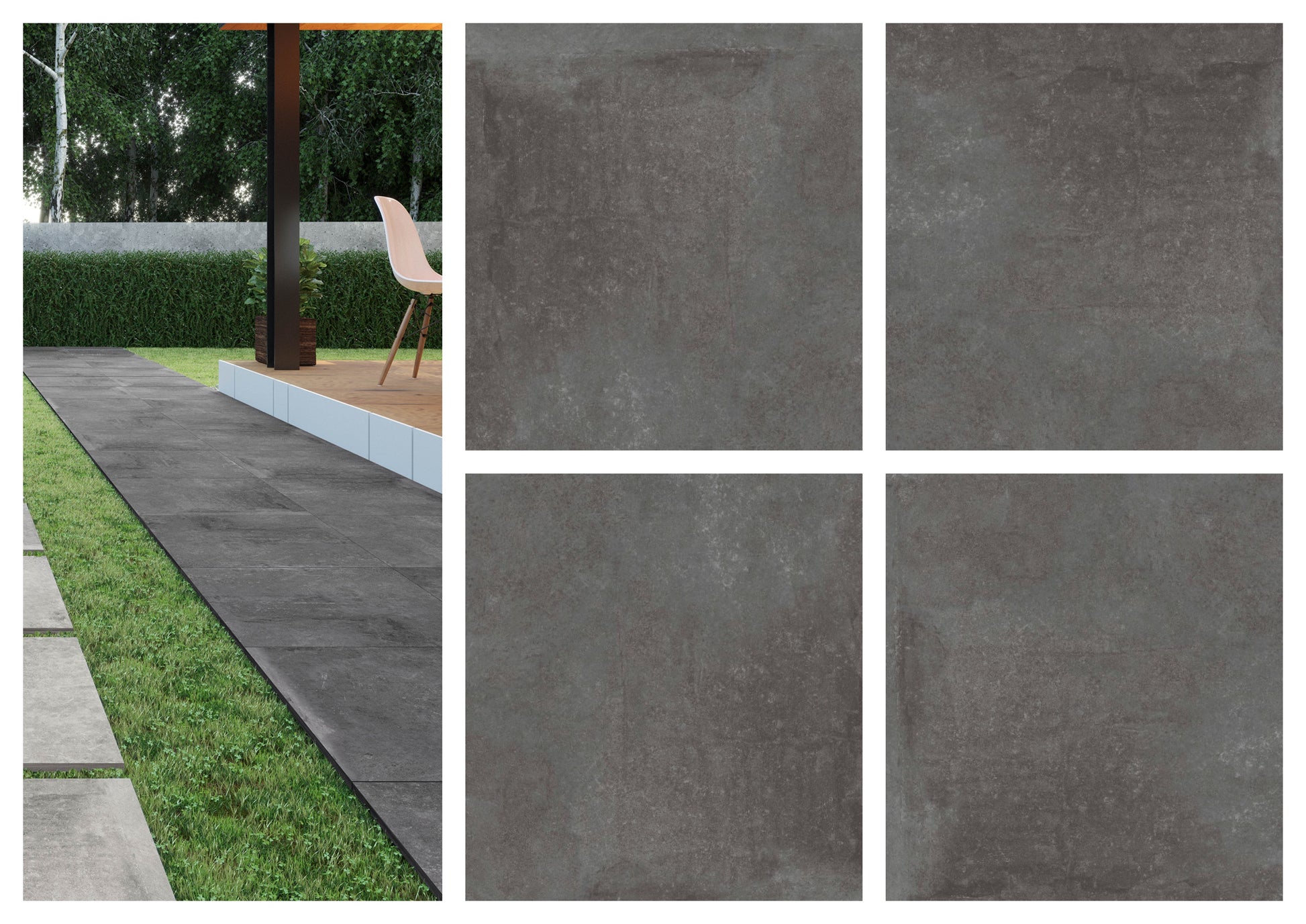 Stonemix Anthracite 80x80