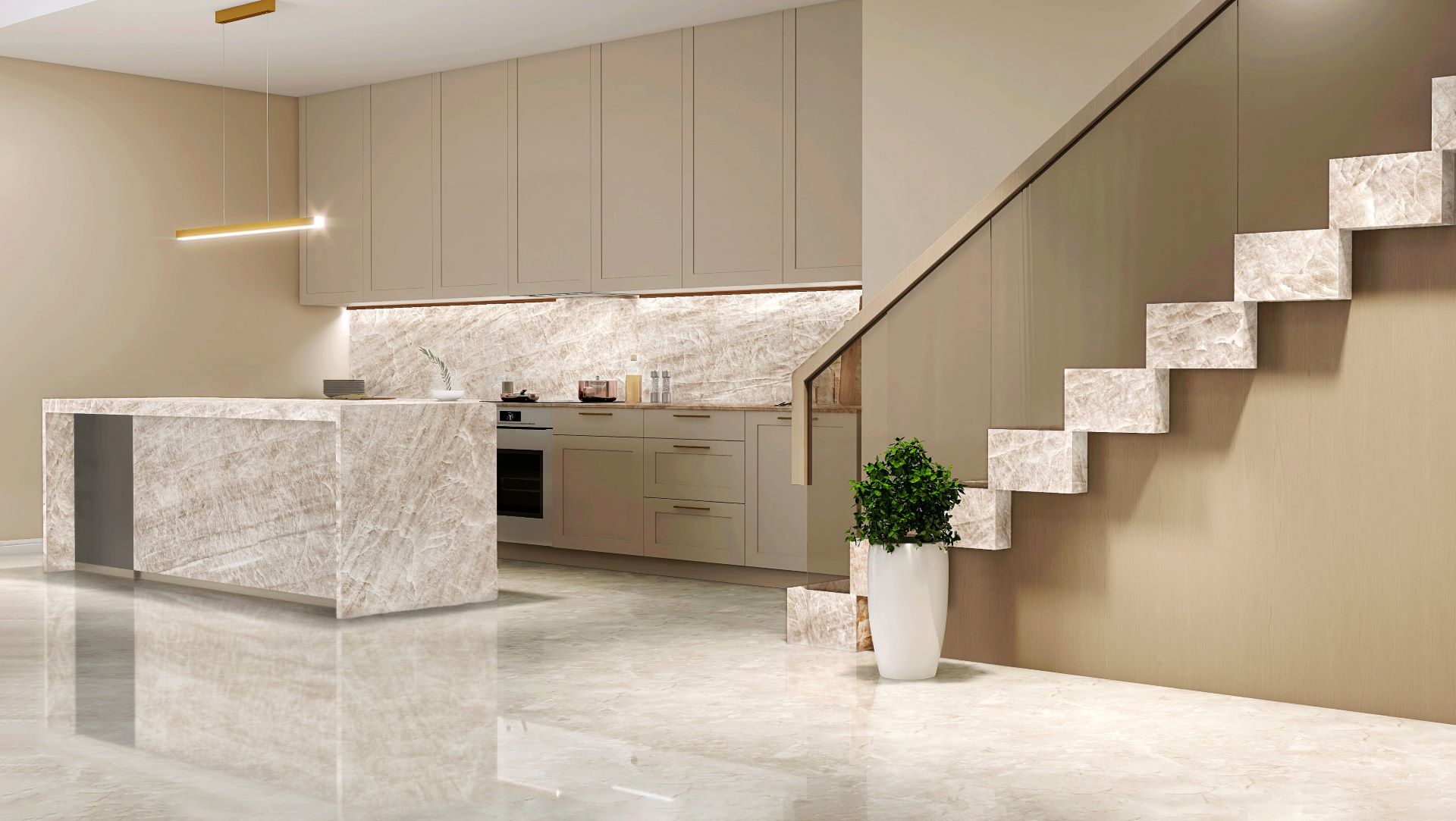 Taj Mahal Quartz Worktop