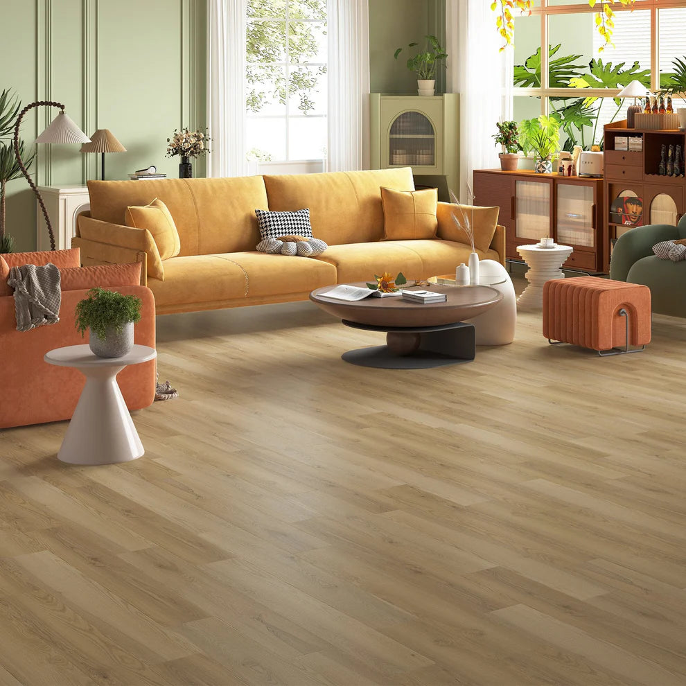 Thorold Oak - SPC 5mm Embossed Purecoat Rigid Core Vinyl Flooring