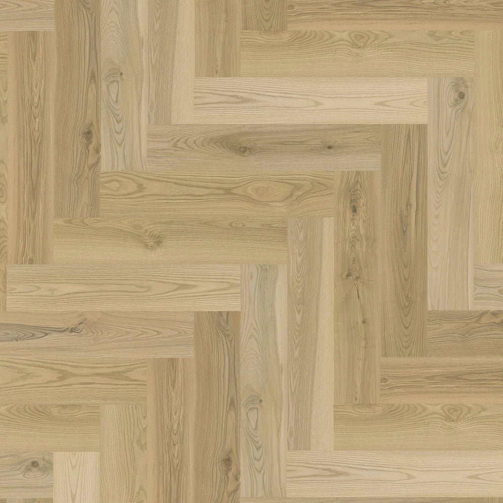 Thorold Oak - Herringbone 5mm Purecoat Rigid Core Vinyl Flooring