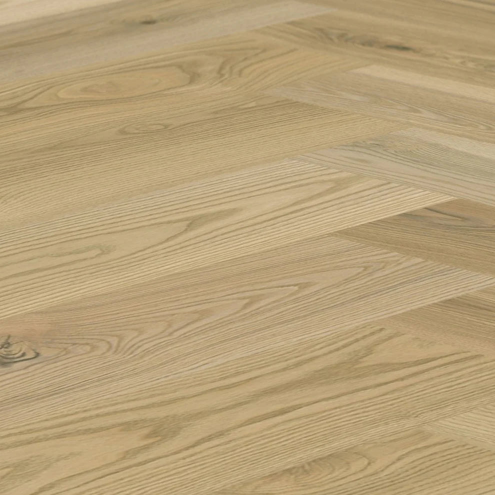Thorold Oak - Herringbone 5mm Purecoat Rigid Core Vinyl Flooring