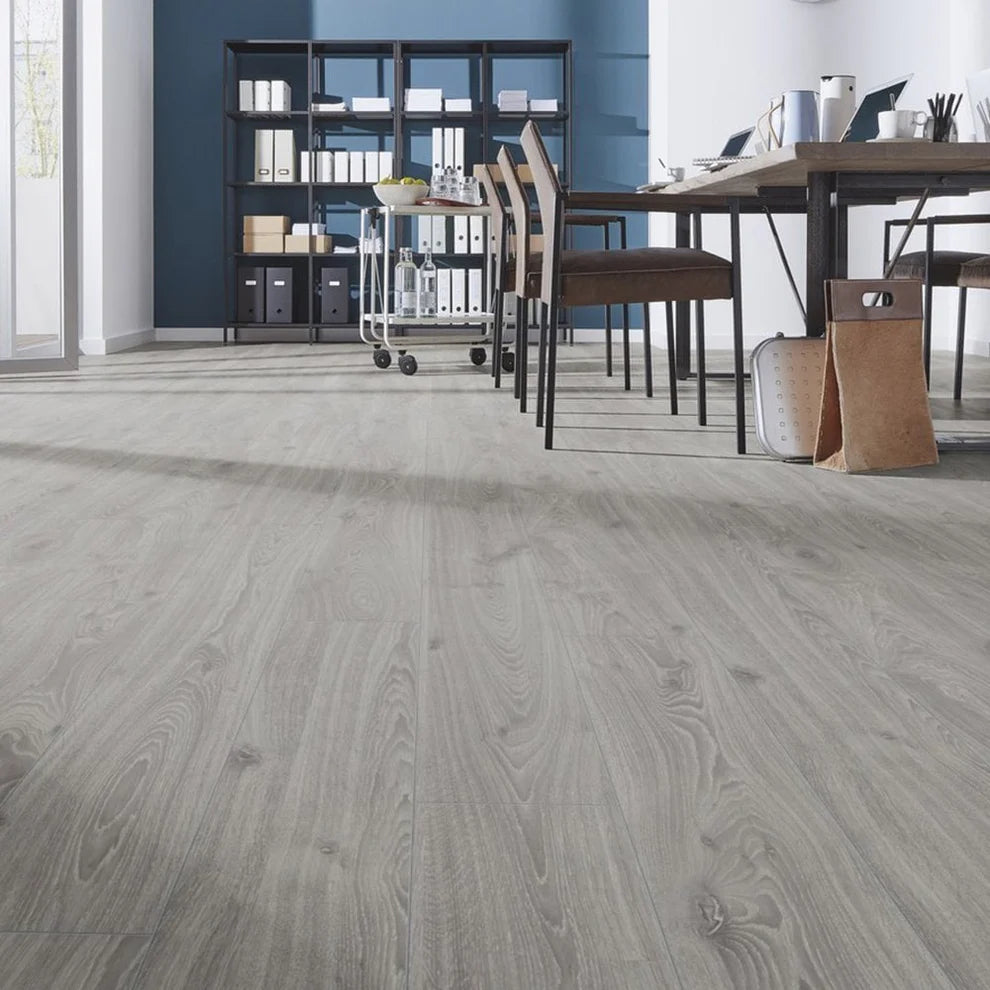 Apricate Whisper Grey - 12mm Laminate Flooring