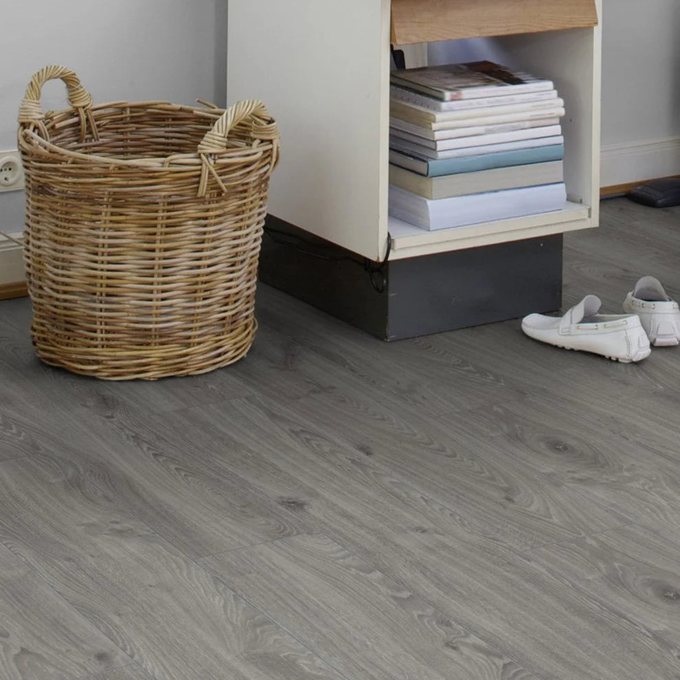 Apricate Whisper Grey - 12mm Laminate Flooring