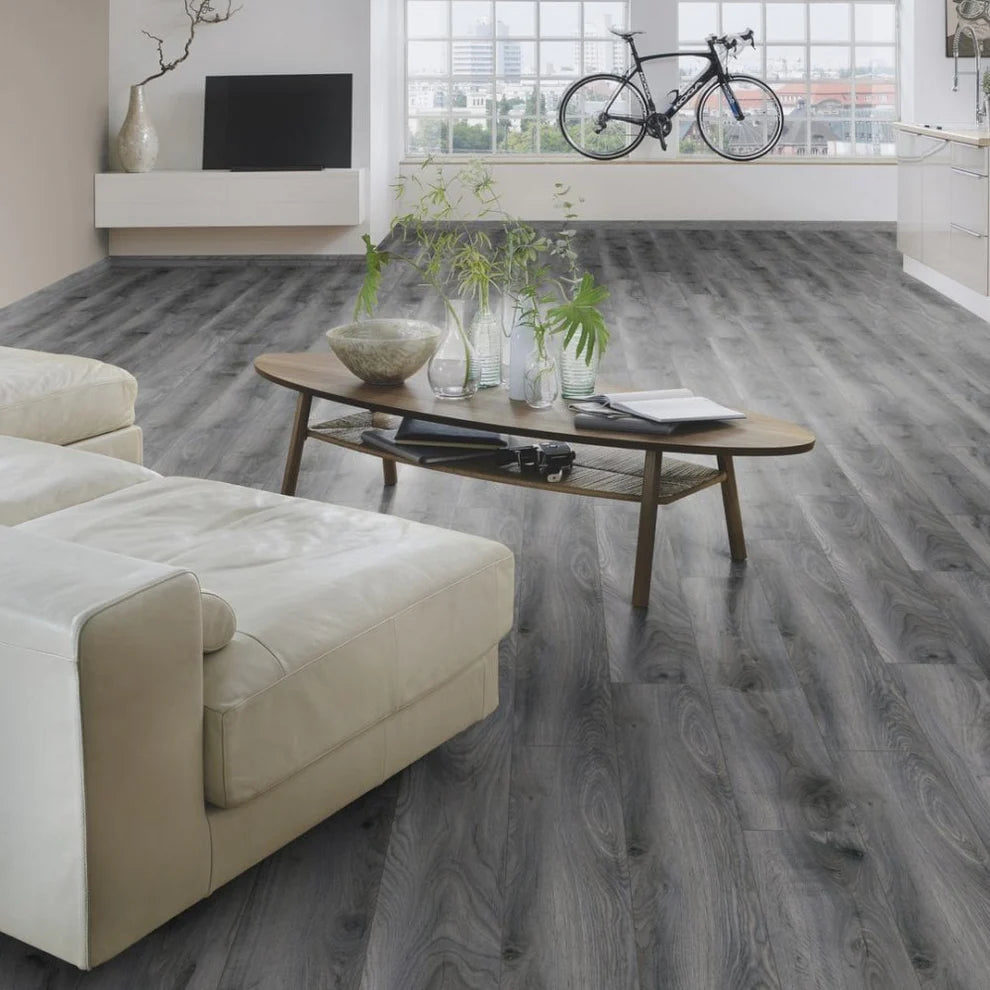 Madeira Dark Grey - 8mm Laminate Flooring