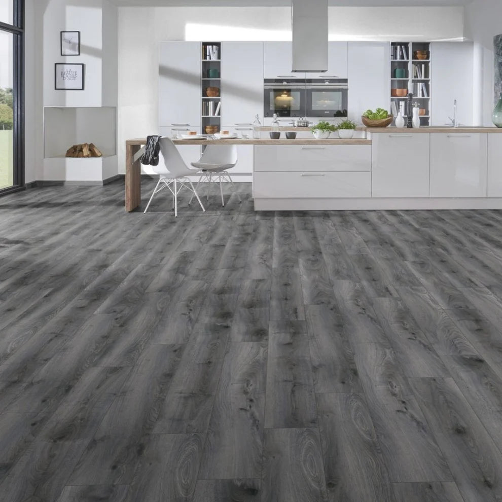 Madeira Dark Grey - 8mm Laminate Flooring
