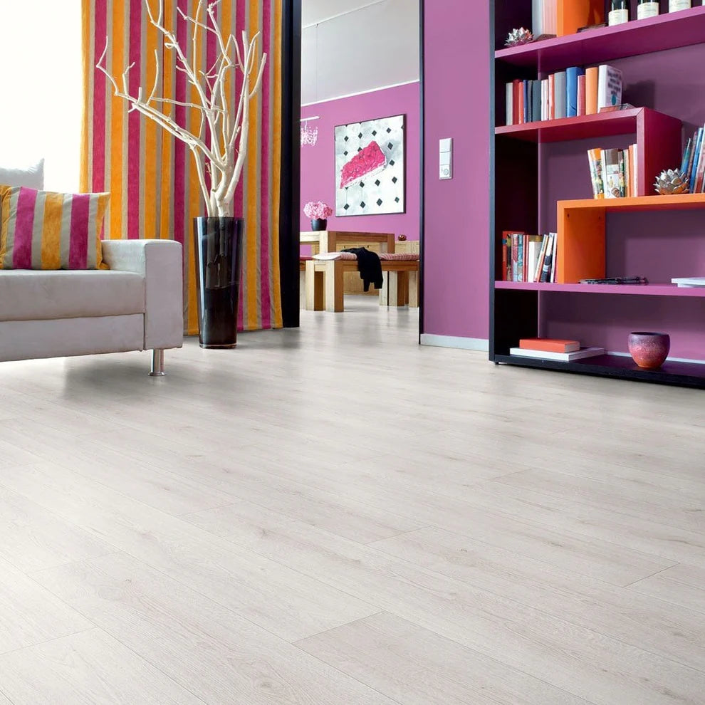 Trend Oak White - Advanced 8mm Laminate Flooring