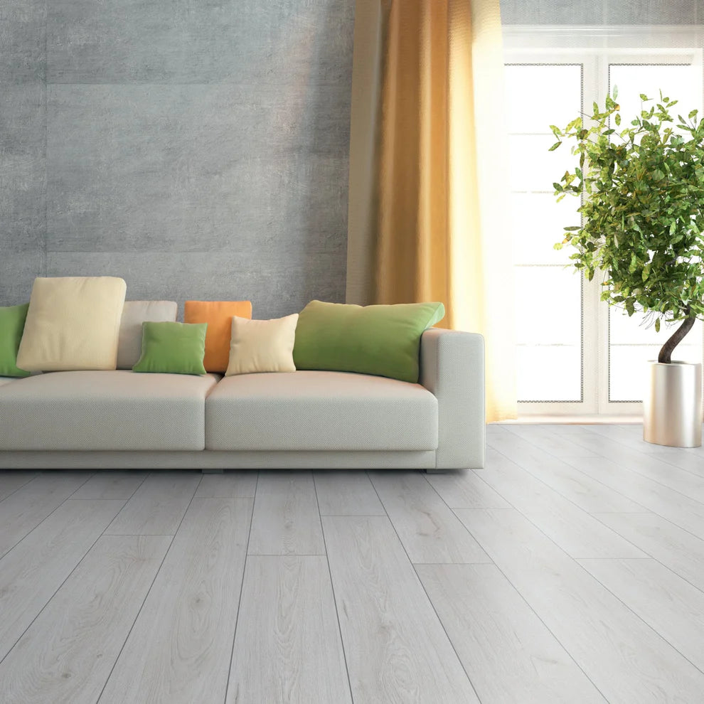 Trend Oak White - Advanced 8mm Laminate Flooring