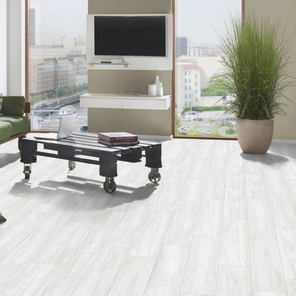 Tamarack Off White - 10mm Handscraped Moisture Resistant Laminate Flooring