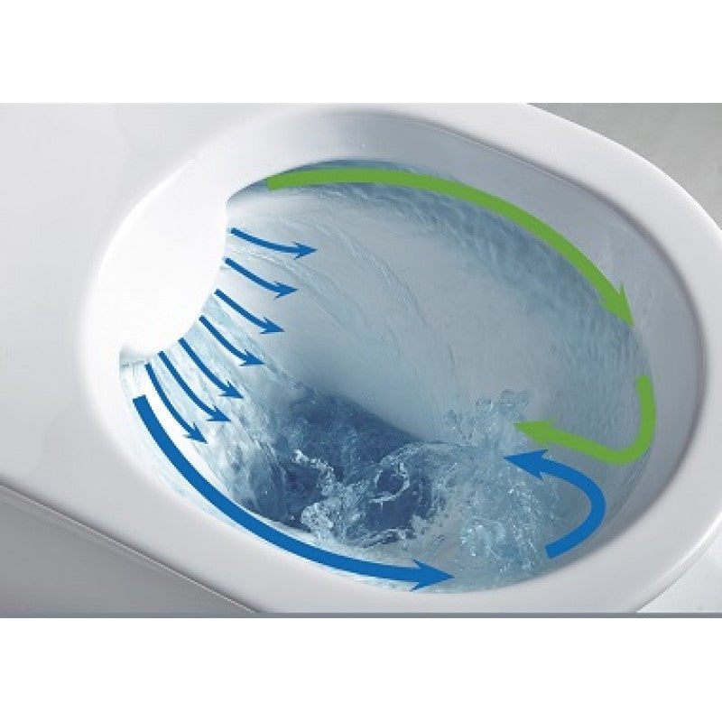 Wave Rimless High-Rise C/C WC