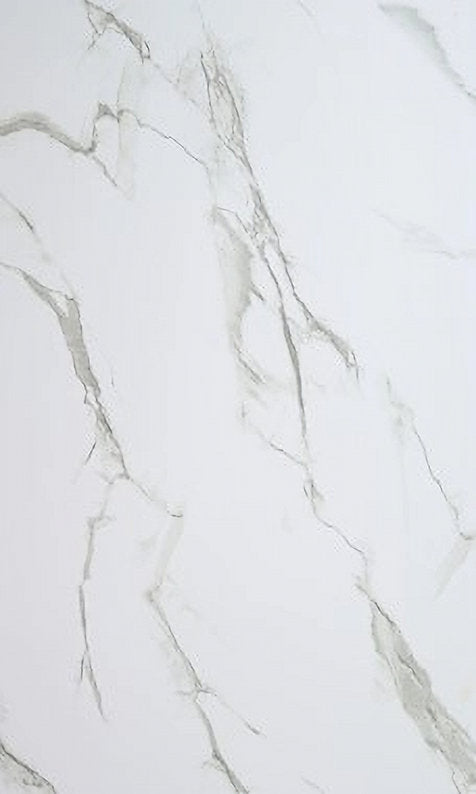 Waterproof Wall PVC Panel Gold Grey Marble Matt