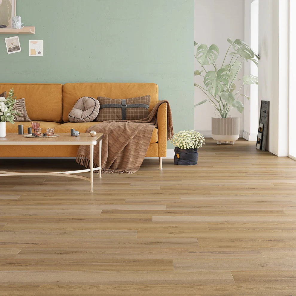 Welland Oak - SPC 5mm Embossed Purecoat Rigid Core Vinyl Flooring