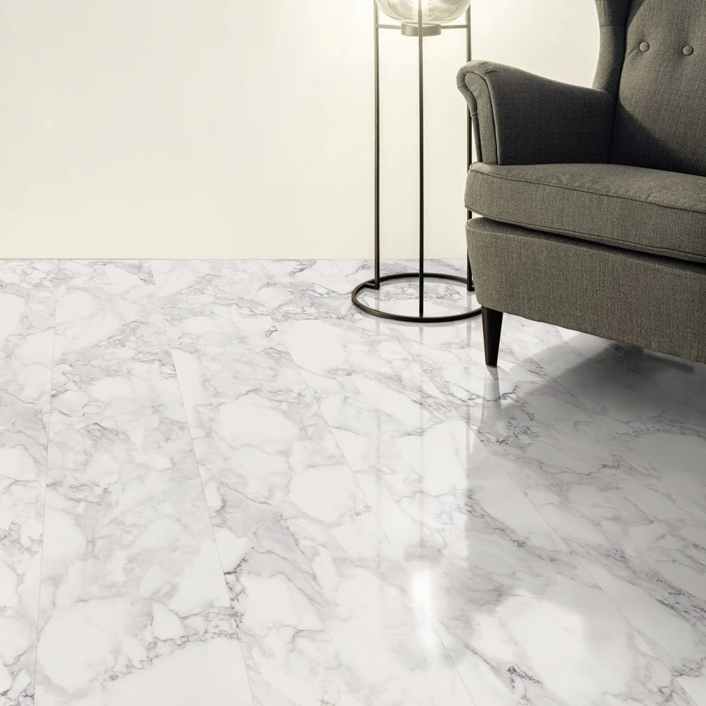 Marble Wood - 8.5mm High Gloss Laminate Flooring