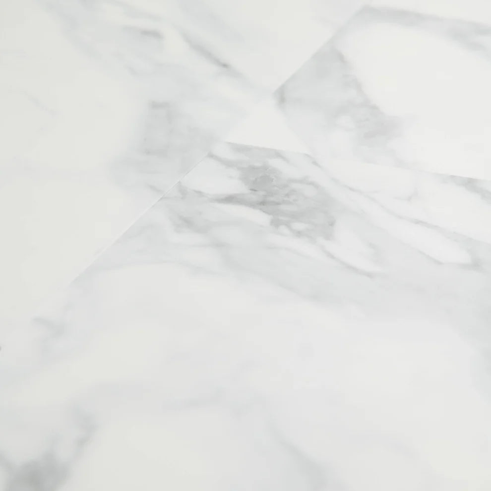 White Marble - 5mm Embossed Purecoat Rigid Core Vinyl Flooring