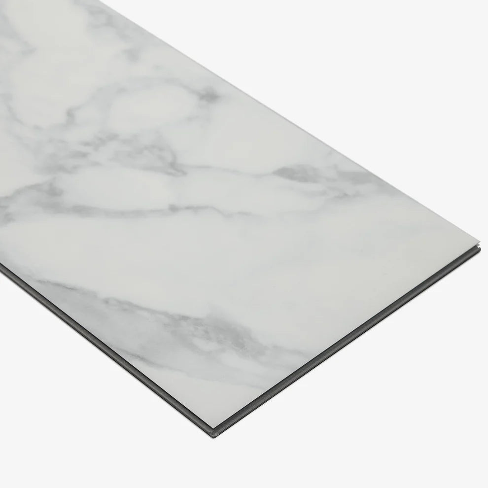 White Marble - 5mm Embossed Purecoat Rigid Core Vinyl Flooring
