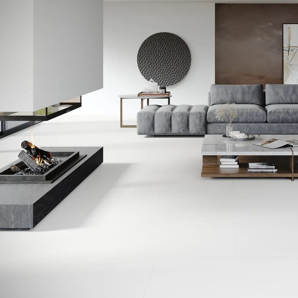 Achene White Matt - 8mm Matt Laminate Flooring