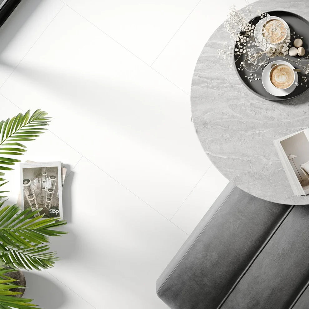 Achene White Matt - 8mm Matt Laminate Flooring