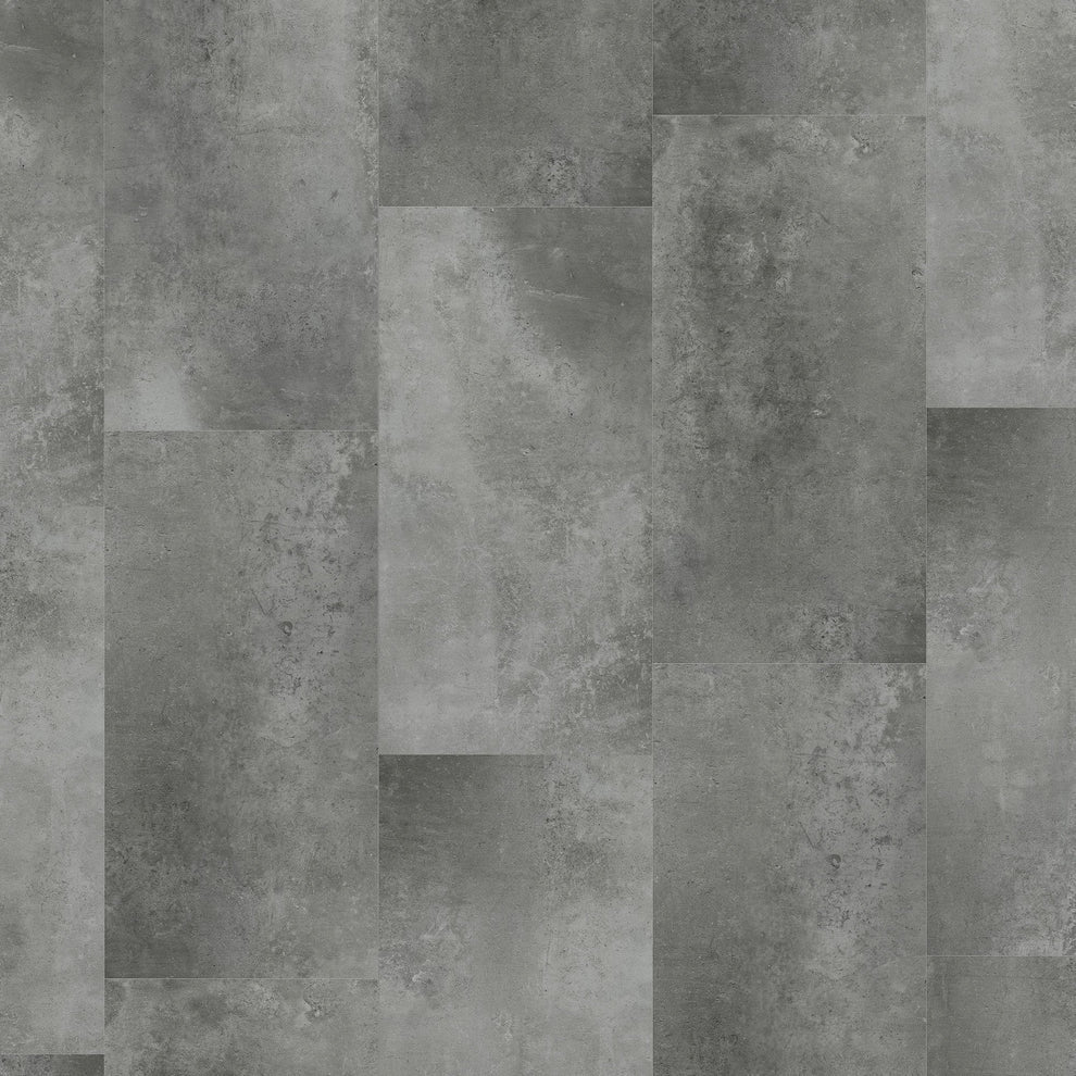 Xonic Grey - Pre-Grouted 5.5mm Stone Embossed UV Coated Rigid Core Vinyl Flooring