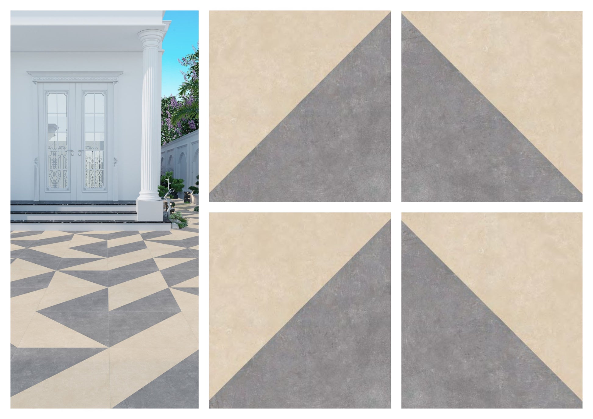 Ark Triangolo Decor 60x60