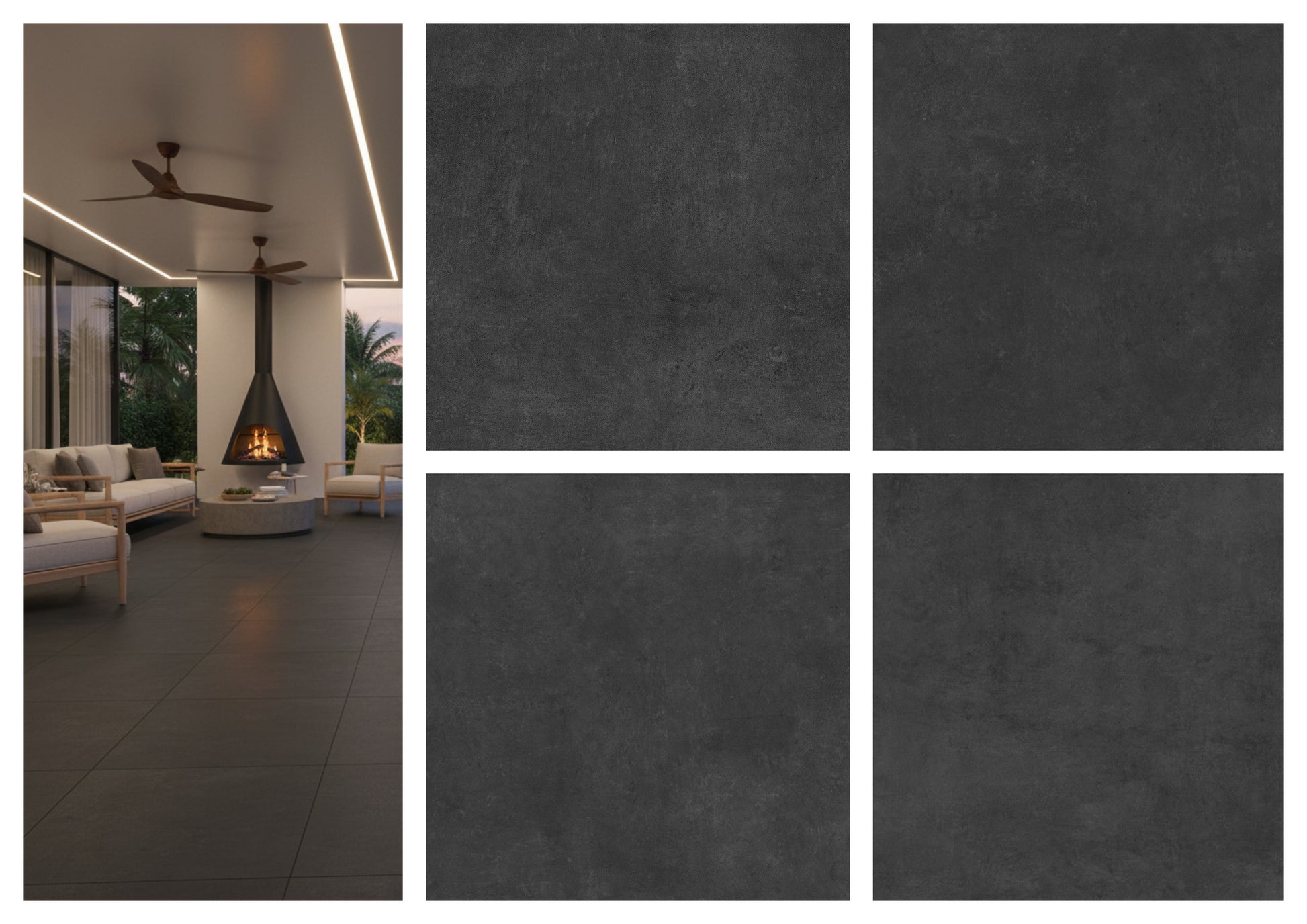 Ash Black 80x80