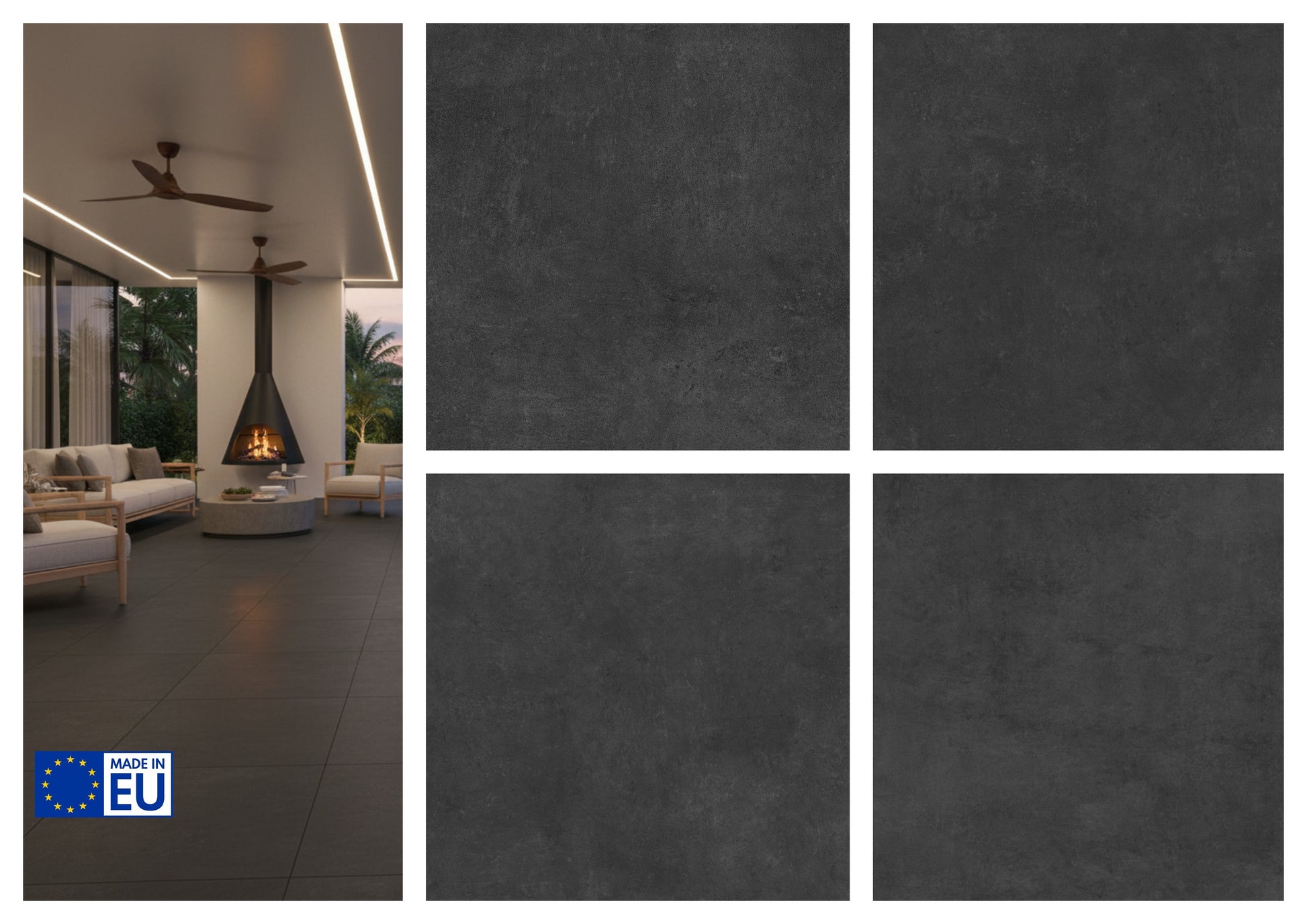 Ash Black 80x80