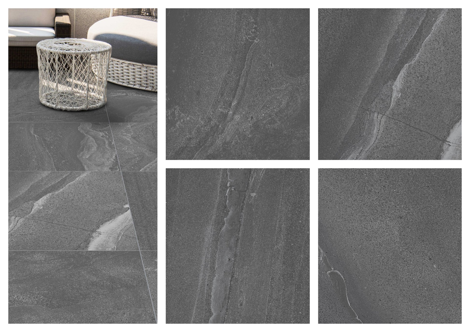 British Stone Anthracite 60x60