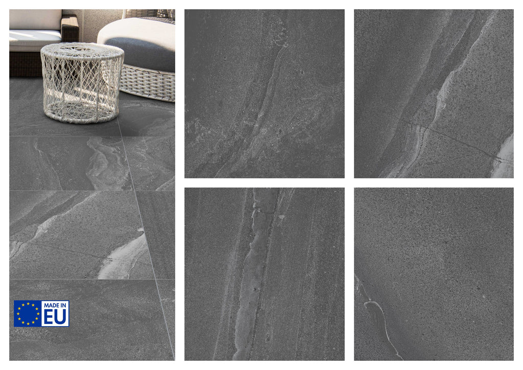 British Stone Anthracite 60x60