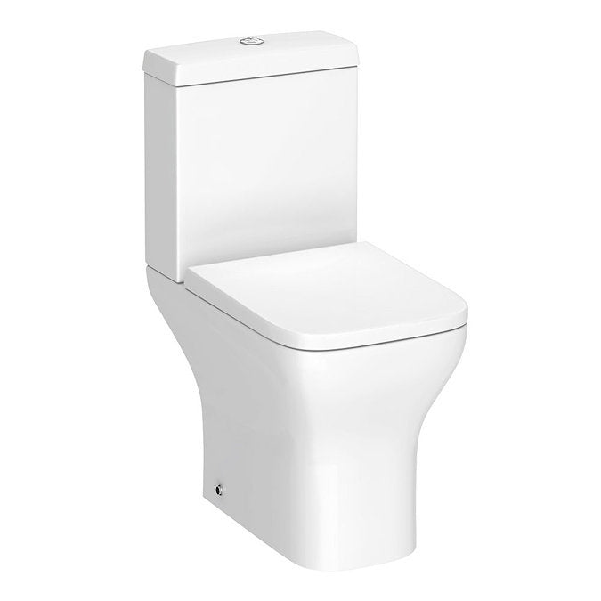 Flo Close Coupled Square Rimless Toilet
