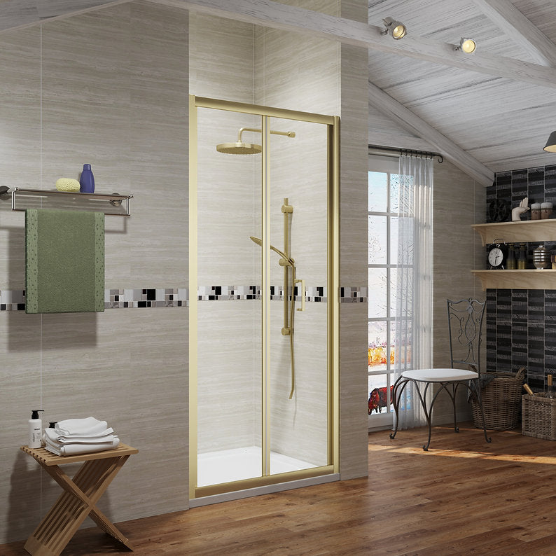 ICON Bifold Doors 6mm Brushed Brass