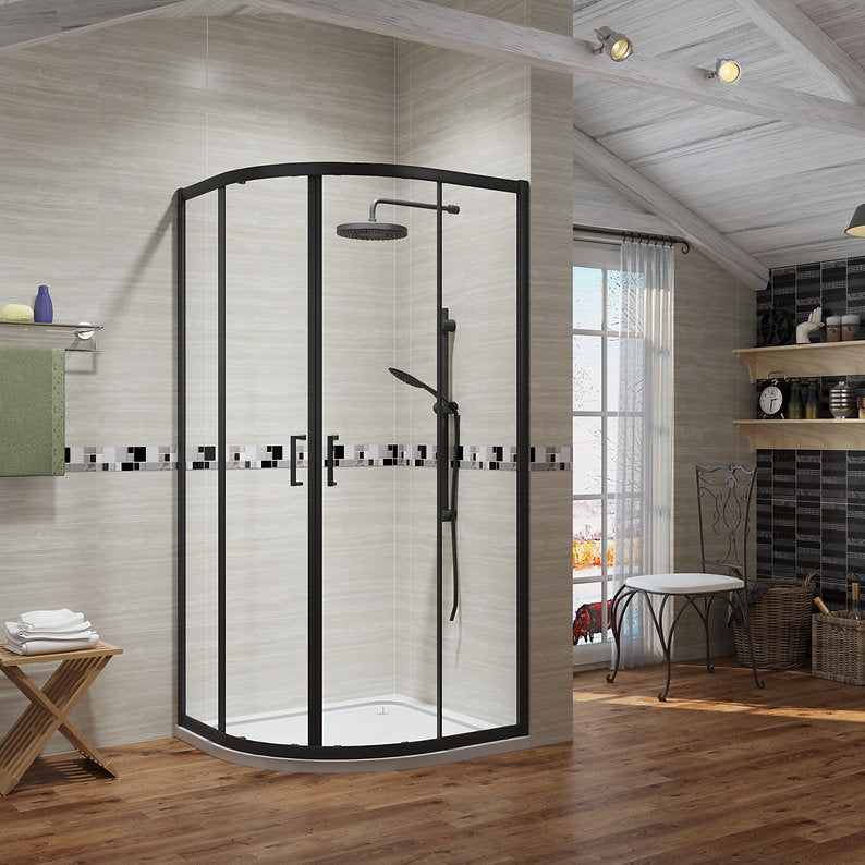 ICON Quadrants Doors 6mm Black Matt