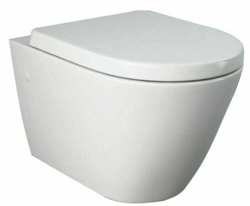 Roca Compact Concealed Cistern WC Slim 80MM 8900800A0 Frame RAK Resort Rimless Wall Hung Toilet Pan
