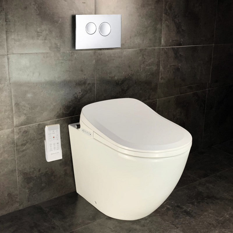 Smart Rimless Back to Wall Pan with Bidet