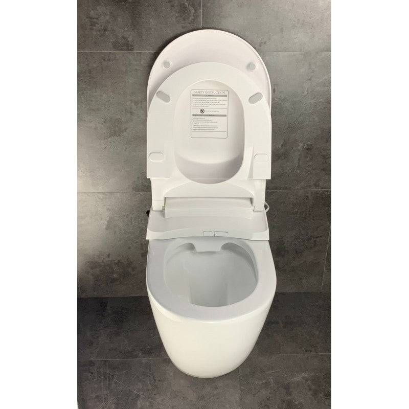 Smart Rimless Back to Wall Pan with Bidet