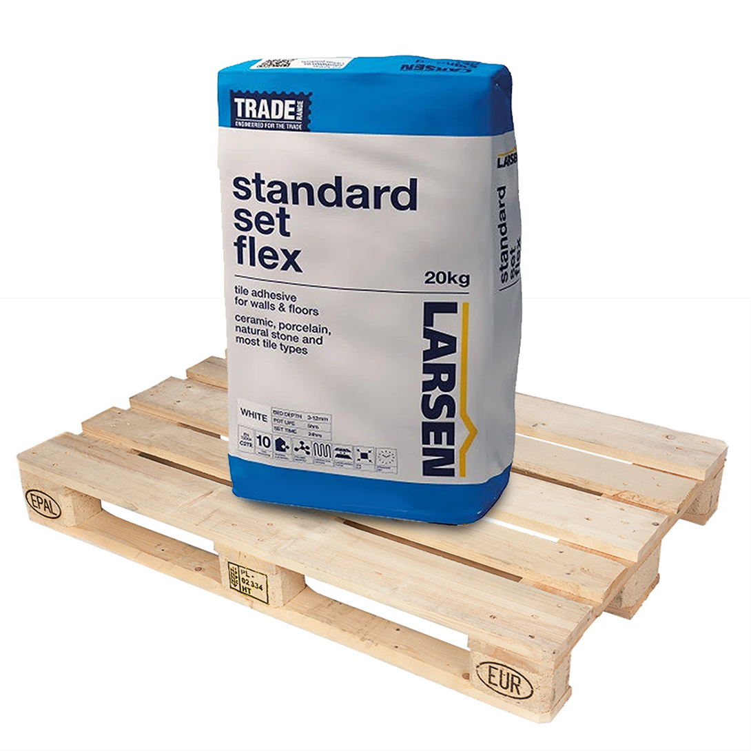 TRADE STANDARD SET FLEX PALLET - GREY or WHITE (48 Bags)