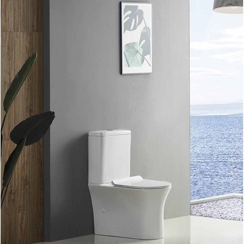 Wave Rimless High-Rise C/C WC